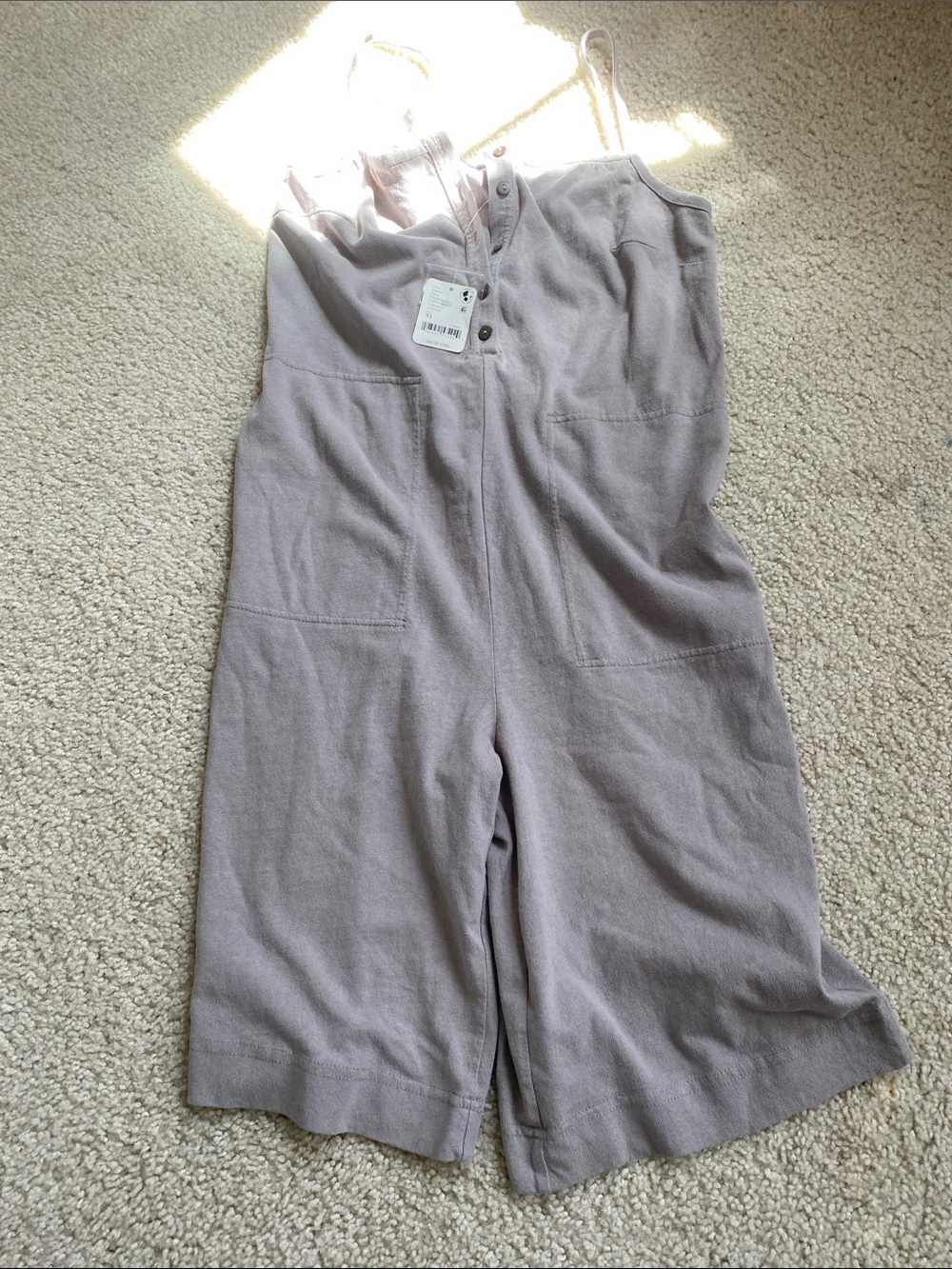 Free people New Sleeveless Wide-Leg Jumpsuit in Dusty Lavender XS